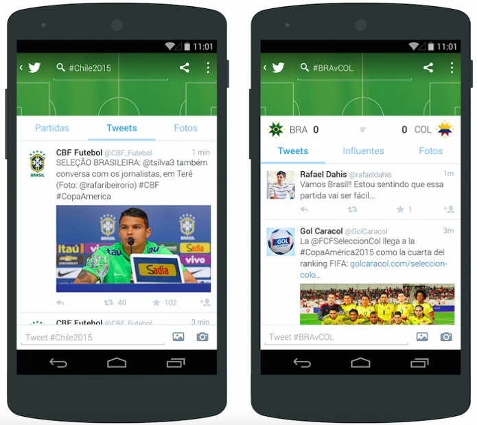 Twitter anunciou diversas novidades para a Copa América 2015 (Foto: Divulgação/Twitter)