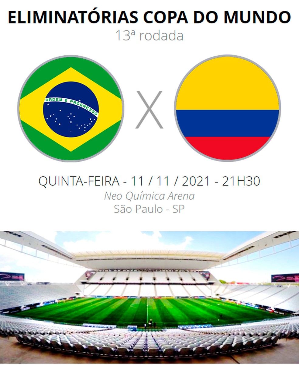 Brasil x Colômbia: veja onde assistir, escalações, desfalques e arbitragem  do jogo desta quinta | eliminatórias - américa do sul | ge