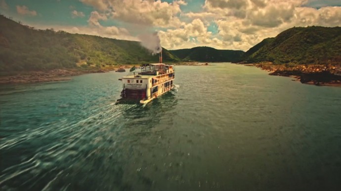 O Gaiola Encantado é uma embarcação que carrega as almas dos ribeirinhos (Foto: TV Globo)