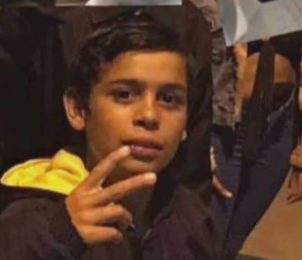 Menino de 12 anos morreu durante temporal em Franco da Rocha — Foto: Reprodução/TV Globo
