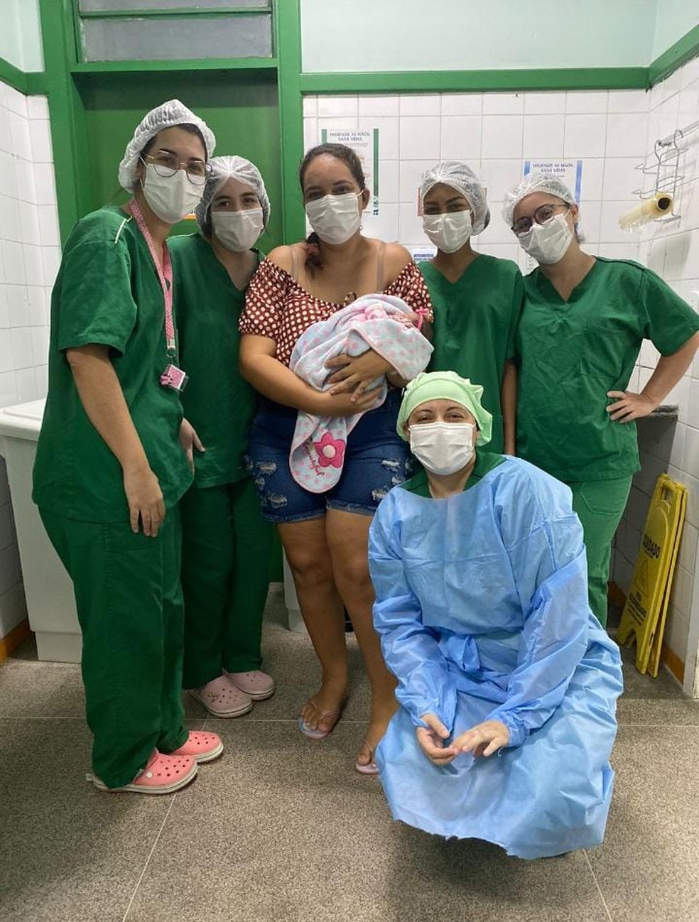 Elisa Vitória recebeu alta após da maternidade de Teresina — Foto: Arquivo Pessoal