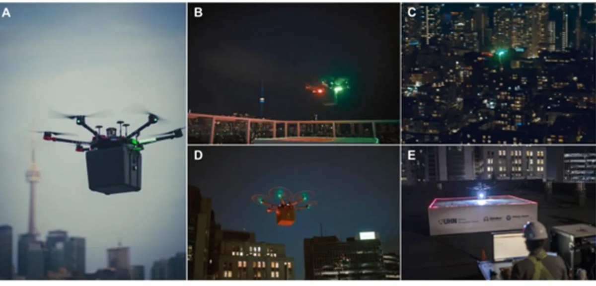 Drone entrega, em 5 minutos, pulm&atilde;o para transplante e prova que transporte &eacute; eficiente e seguro