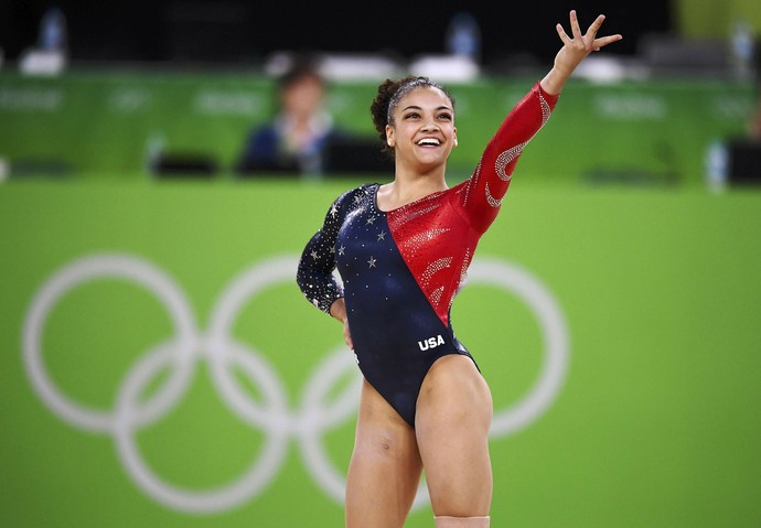 Lauren Hernandez nos Jogos do Rio de Janeiro (Foto: Reuters)