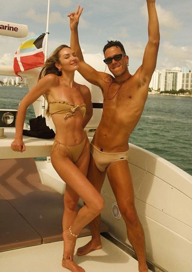 Lais Ribeiro celebra aniversário em Miami ao lado de Candice Swanepoel e amigos (Foto: Reprodução/ Eduardo Bravin)