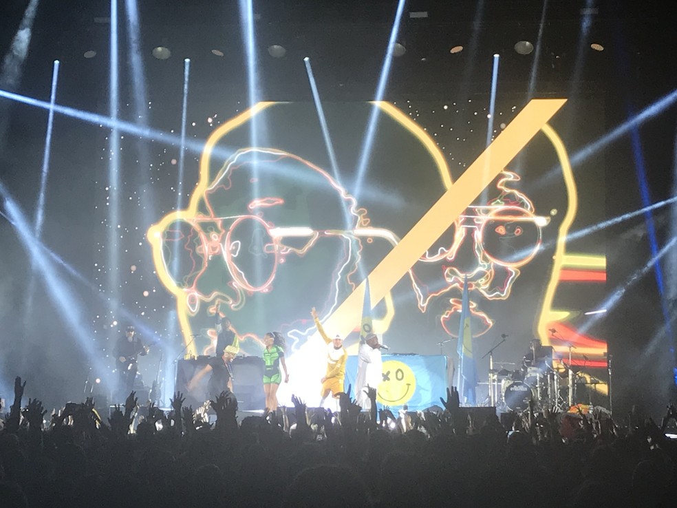 Black Eyed Peas faz show em SP antes do Rock in Rio e toca 'eXplosion' ao vivo pela 1ª vez