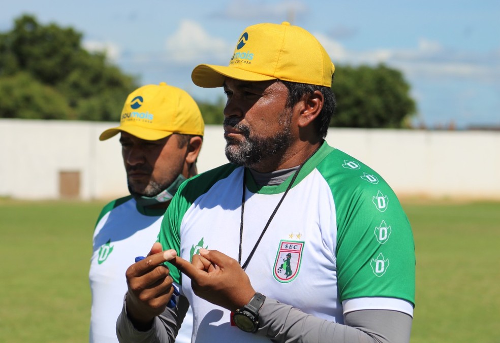 Campeão da 2ª divisão em 2016 pelo Internacional-PB, Índio Ferreira agora mira a conquista da elite pelo Dinossauro — Foto: Jefferson Emmanuel / Sousa