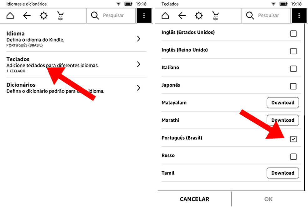 Como colocar o Kindle em português; aprenda a mudar o idioma do leitor
