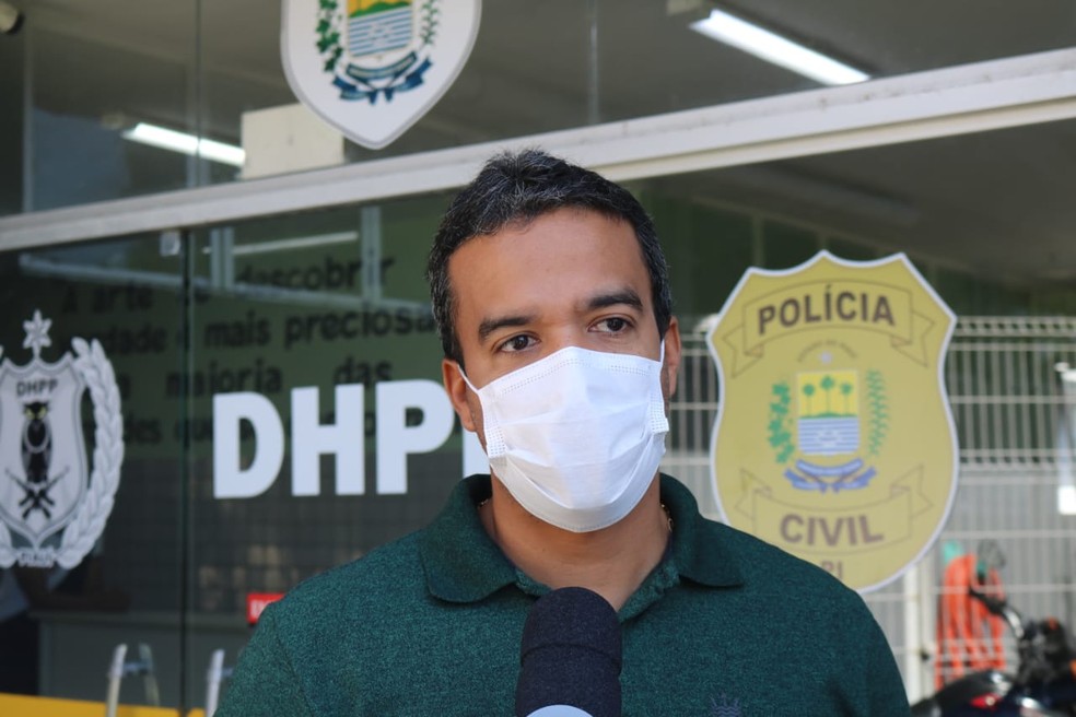 Delegado Bruno Ursulino, da Polícia Civil do Piauí — Foto: Lucas Marreiros/g1