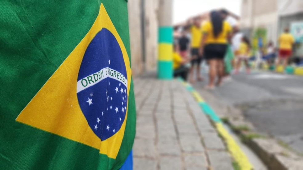 Torcida brasileira — Foto: Thâmer Pimentel/ TV Globo