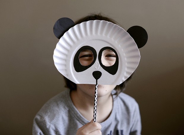 Máscara de panda (Foto: Divulgação)