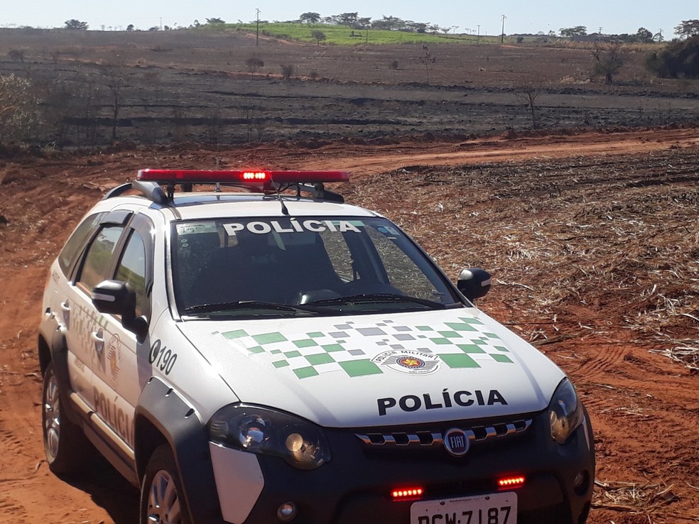 Polícia Ambiental aplica multas no Oeste Paulista devido ao uso de fogo — Foto: Polícia Ambiental 
