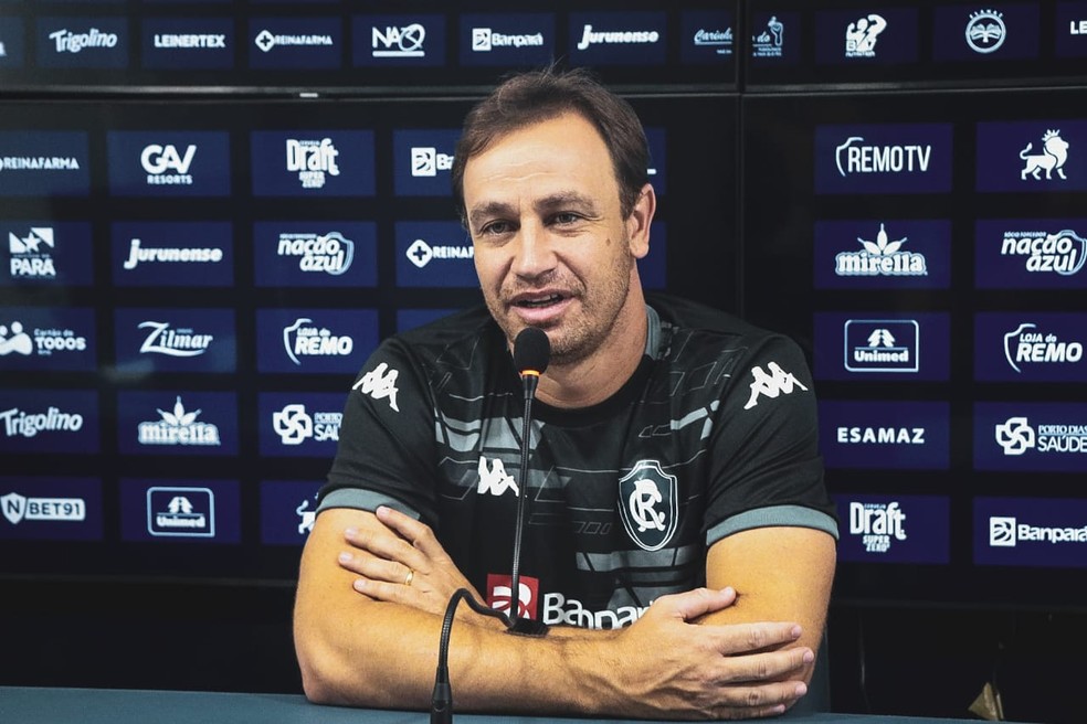 Felipe Conceição, técnico do Remo — Foto: Samara Miranda/Ascom Remo