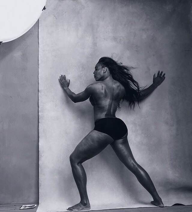 Serena Williams em clique de Annie Leibovitz (Foto: Divulgação)