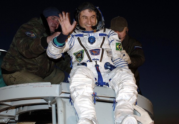 Marcos Pontes foi o primeiro astronauta brasileiro a viajar para o espaço (Foto: Bill Ingalls/NASA via Getty Images) Marcos Pontes foi o primeiro astronauta brasileiro a viajar para o espaço (Foto: Bill Ingalls/NASA via Getty Images)