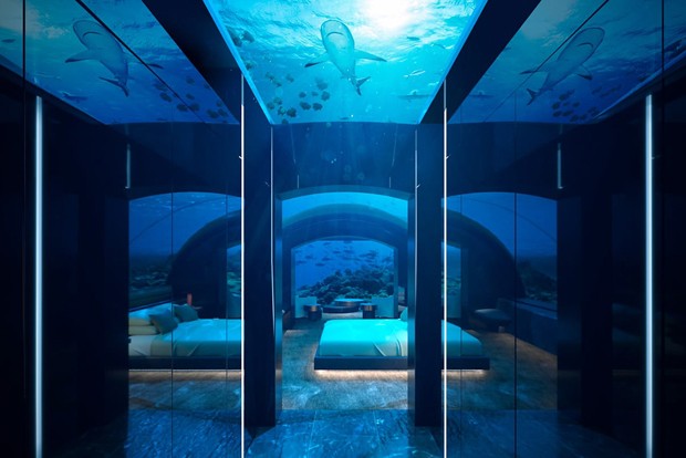 Primeiro hotel subaquático do mundo é aberto nas Maldivas (Foto: Reprodução)
