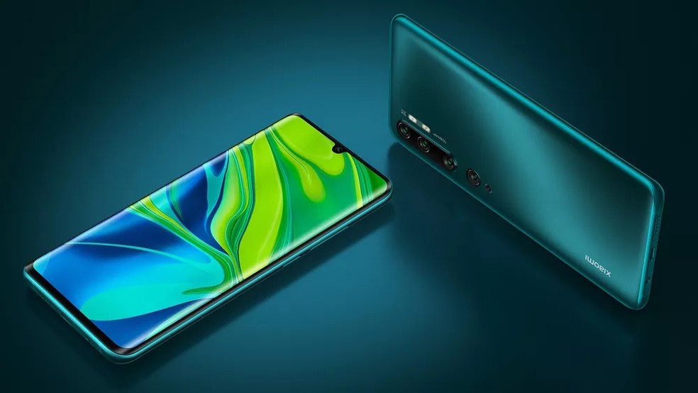 O sensor de 108 MP do Mi Note 10 foi desenvolvido em parceria com a Samsung — Foto: Divulgação/Xiaomi