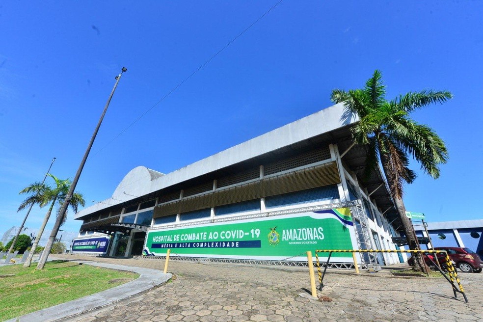Hospital Nilton Lins, em Manaus. — Foto: Divulgação/Secom