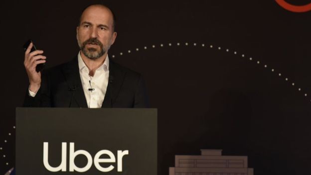 BBC - O diretor executivo do Uber, Dara Khosrowshahi, prometeu que a empresa geraria lucro em 2021 (Foto: Getty Images via BBC News)
