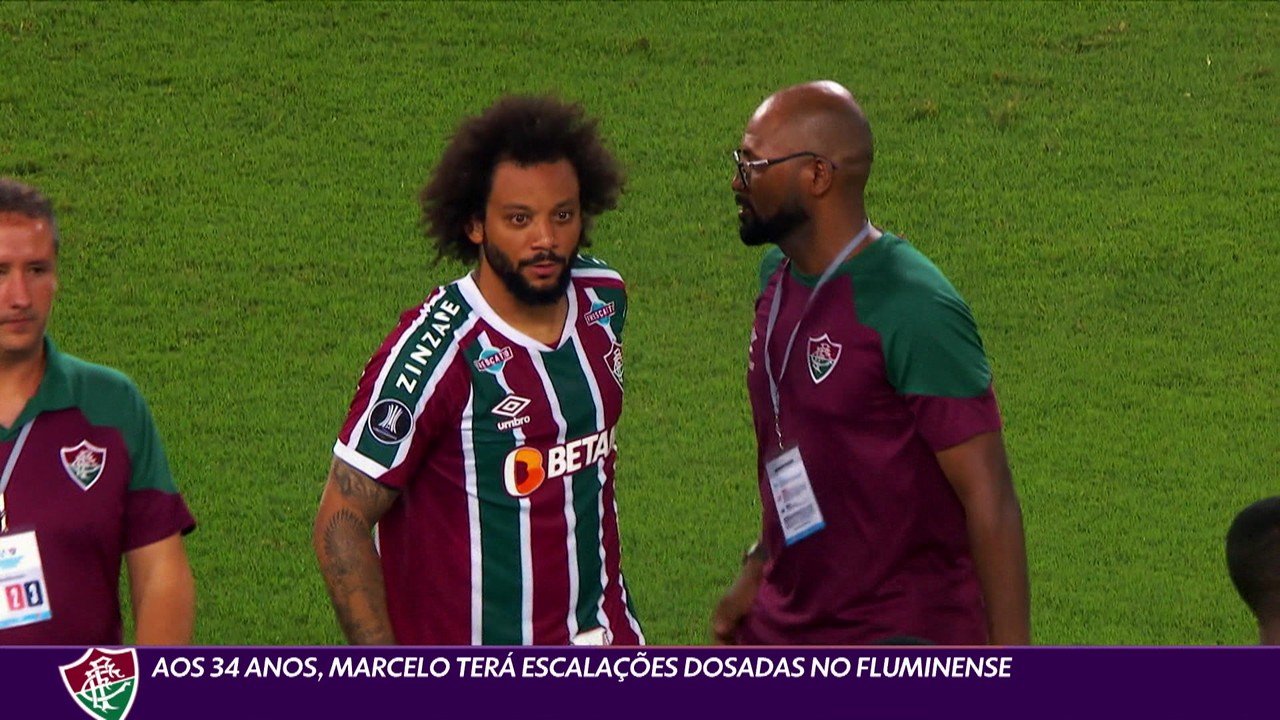 Aos 34 anos, Marcelo terá escalações dosadas no Fluminense