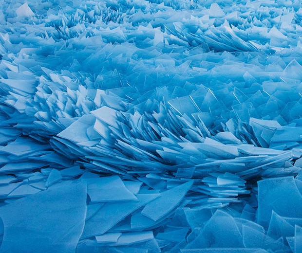 Lago Michigan Gelo (Foto: Gunner’s Pixs/ Reprodução)