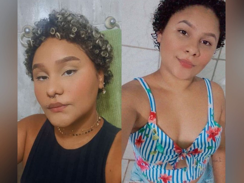 Marimar Ribeiro (à esquerda) e a gêmea Gleiciara Davila dos Santos (à direita) que se conheceram após 25 anos. — Foto: Arquivo pessoal