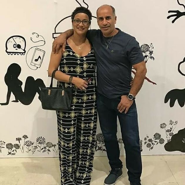 Glaucia Vic e o marido (Foto: Instagram)