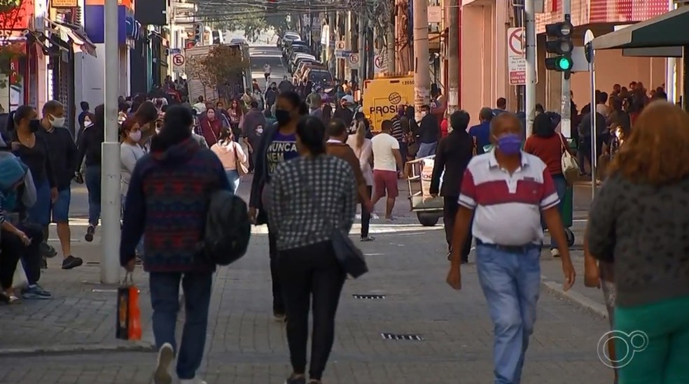 Governo do Estado mant&eacute;m regi&atilde;o de Jundia&iacute; na fase vermelha do Plano S&atilde;o Paulo &mdash; Foto: Reprodu&ccedil;&atilde;o/TV TEM