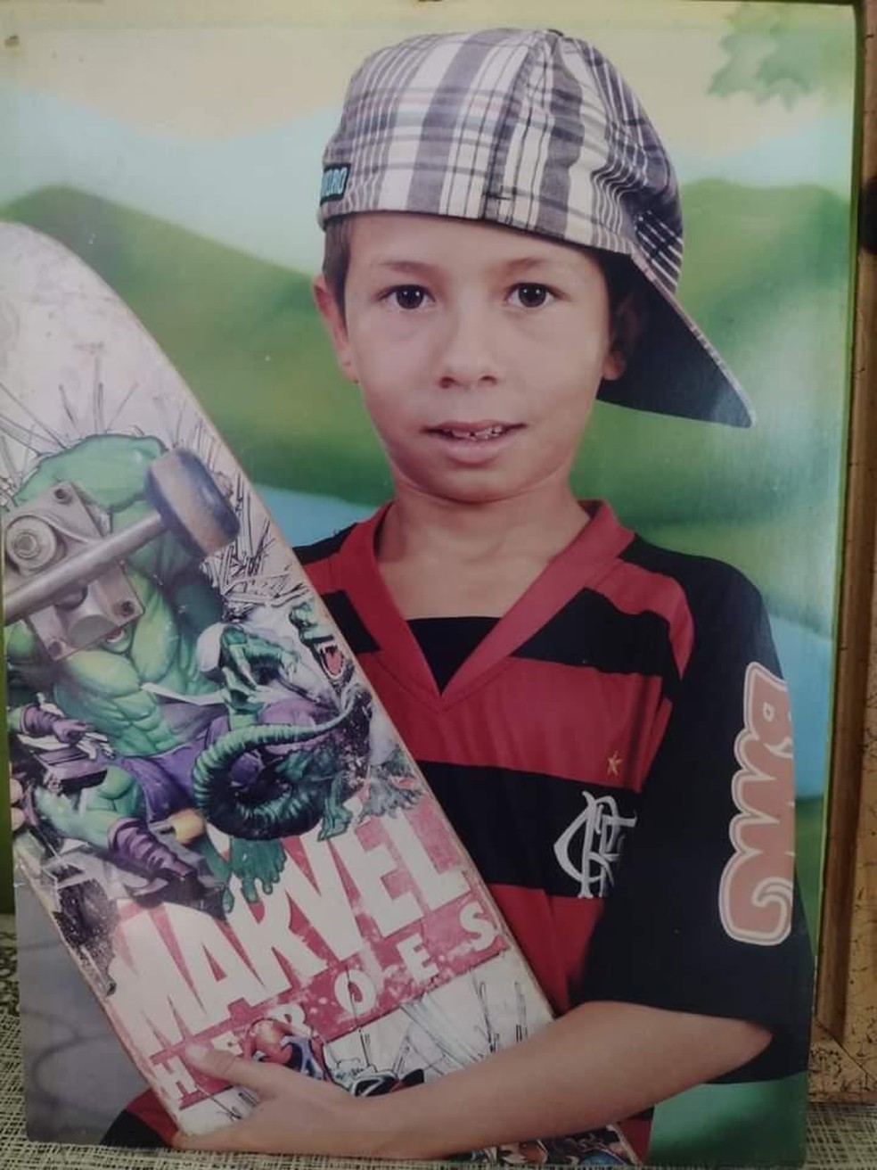 Felipe Teresa é Flamengo desde pequeno — Foto: Arquivo Pessoal