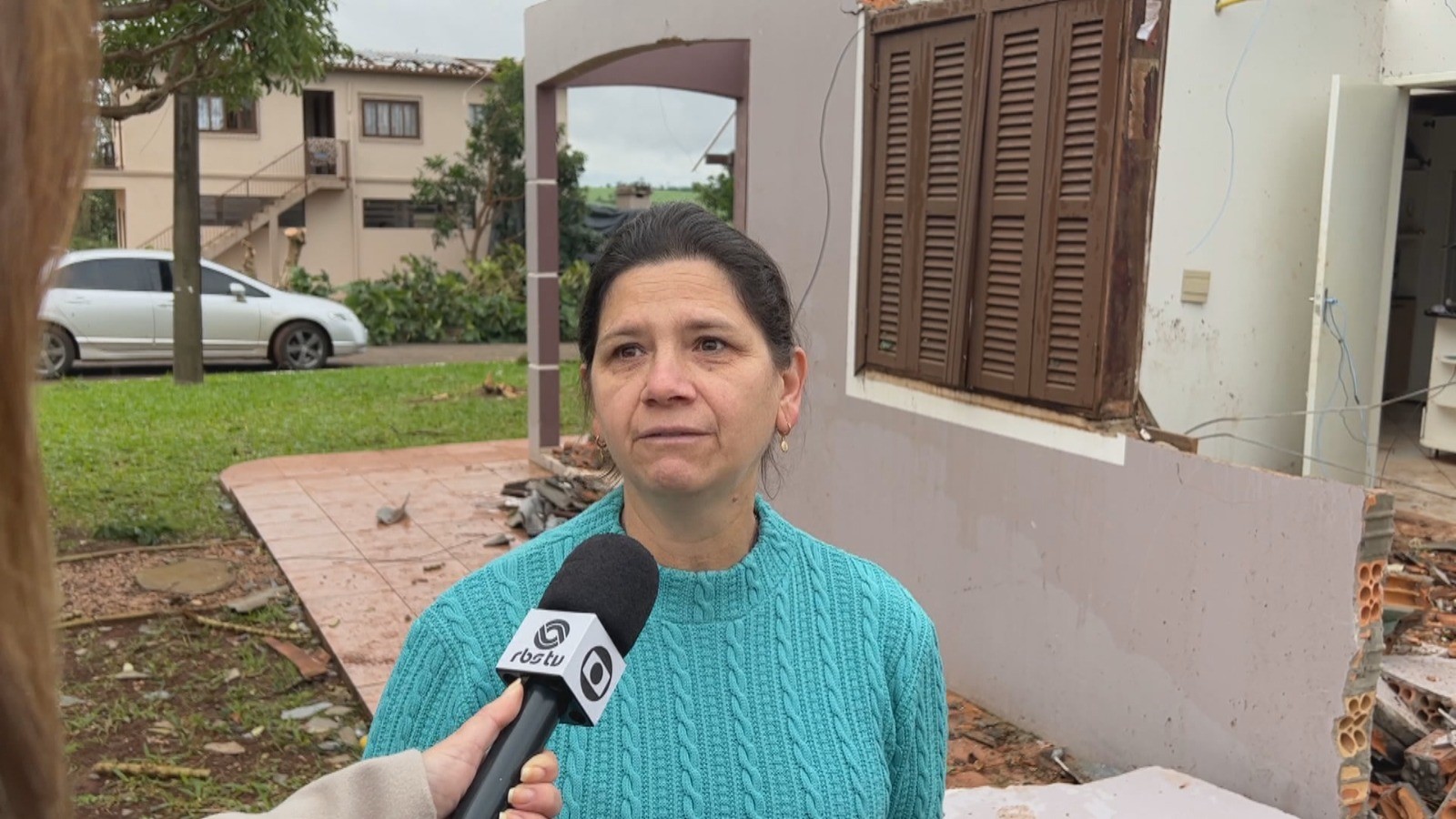 'Momento de terror', diz moradora de Sede Nova após passagem de ciclone