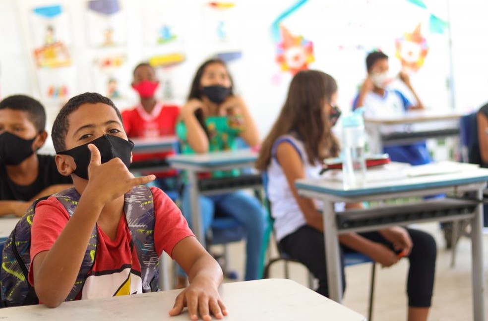 Barbalha obriga novamente uso de máscaras em escolas e locais fechados — Foto: Luan Oliveira/Ascom