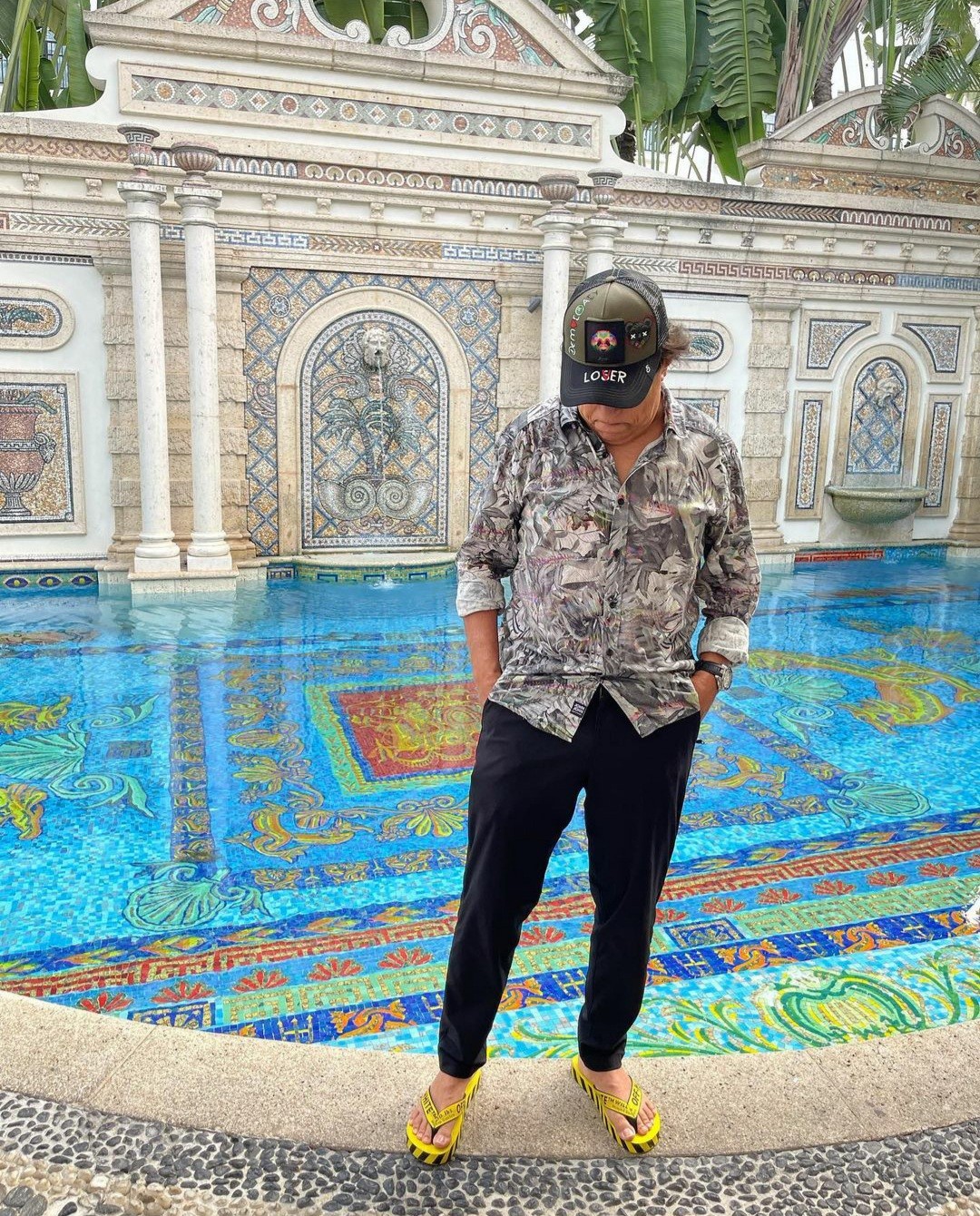 Tom Cavalcante na Versace Mansion  (Foto: Reprodução / Instagram )