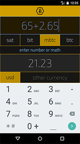 adjustable bitcoin exchange calculator