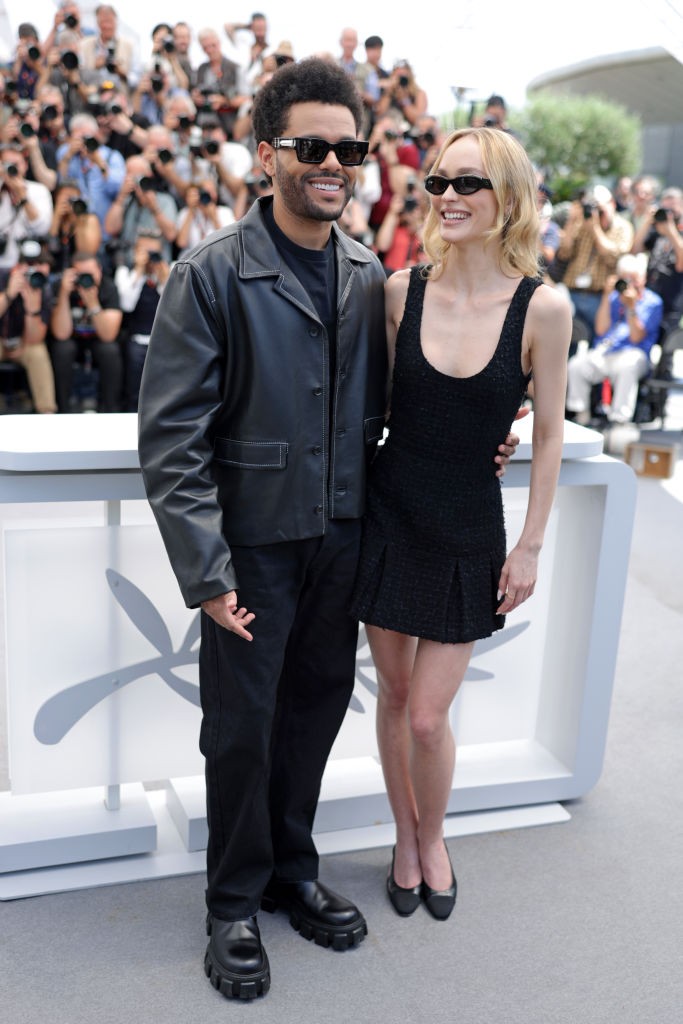 The Weeknd e Lily-Rose Depp — Foto: Getty Images