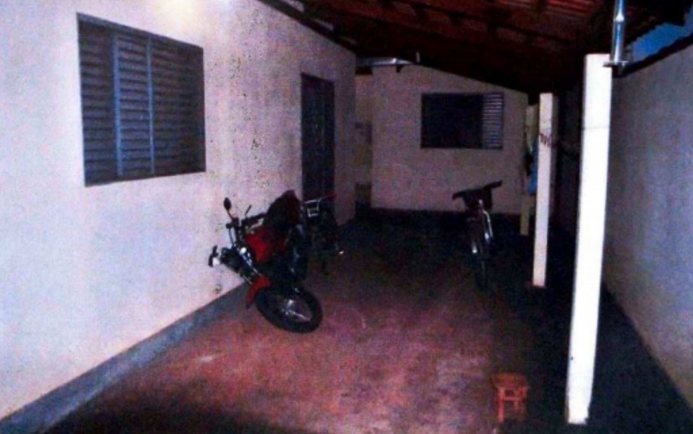Casa onde Edailton Luís da Silva foi morto, em São Simão — Foto: Reprodução/SSP-GO