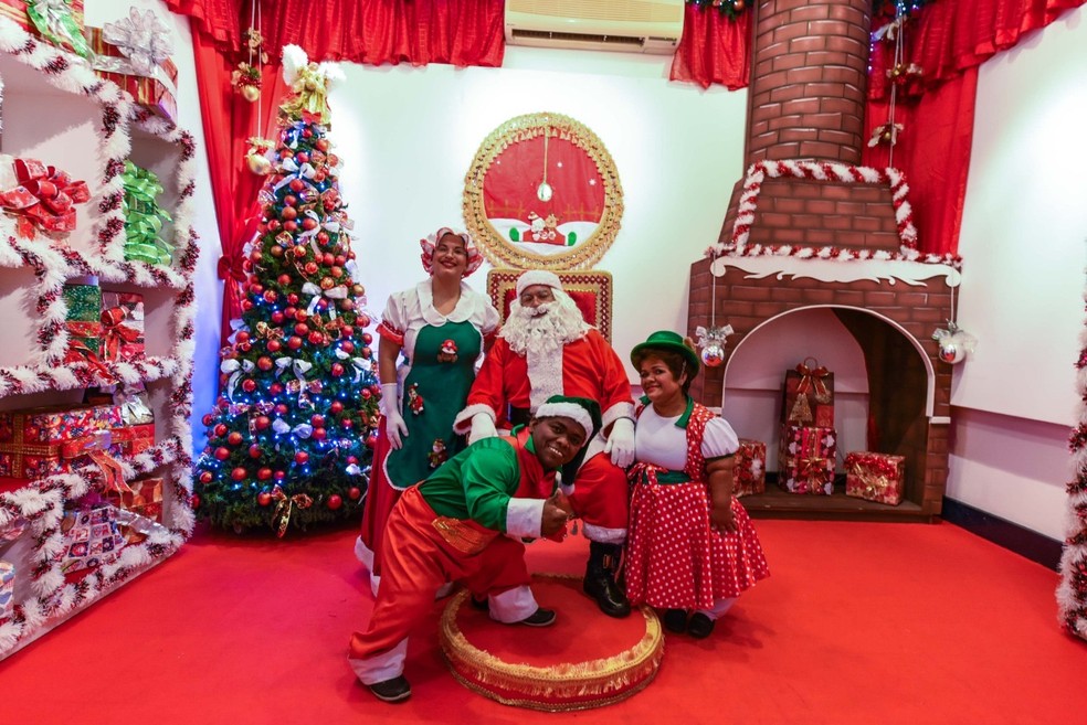 Público poderá visitar Casa do Papai Noel — Foto: Bruno Zanardo/Arquivo Secom