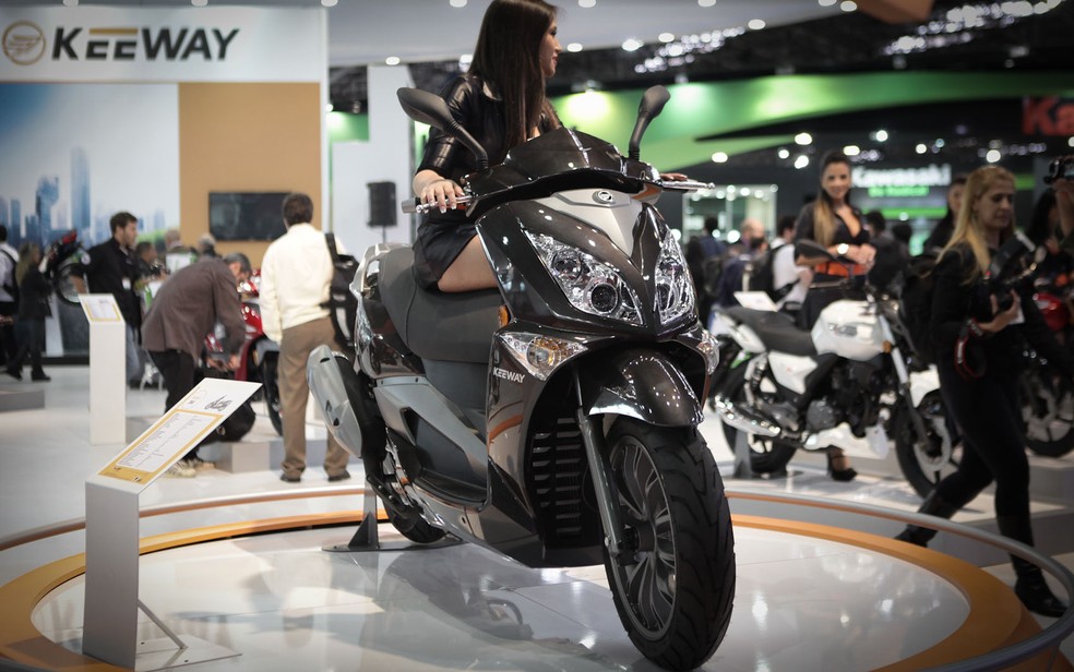 Keeway Index 350 (Foto: Caio Kenji/G1)