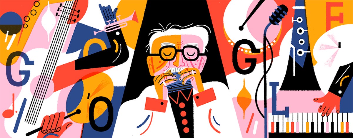Toots Thielemans, o 'rei da gaita', ganha Doodle do Google