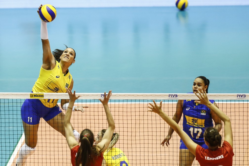 Grand Prix - Brasil x Bélgica - Cuiabá - Tandara (Foto: Divulgação / Fivb)