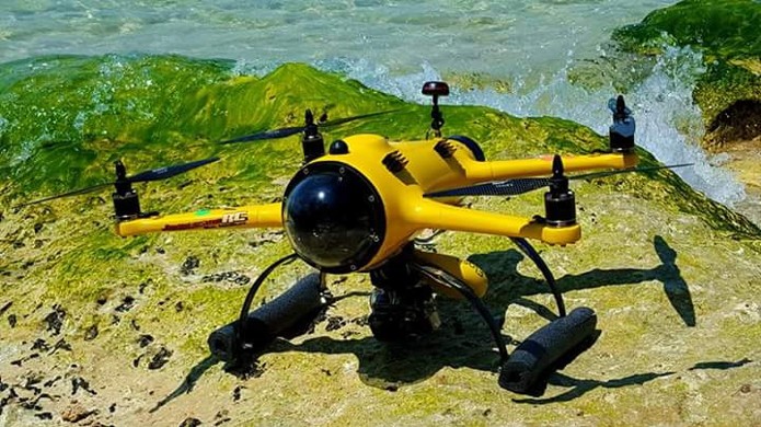 Drones à prova dágua já podem ser comprados (Foto: Divulgação/QuadH2O)