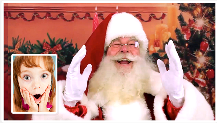 Fale com o Papai Noel em Hello Santa (Foto: Reprodução/Felipe Vinha)