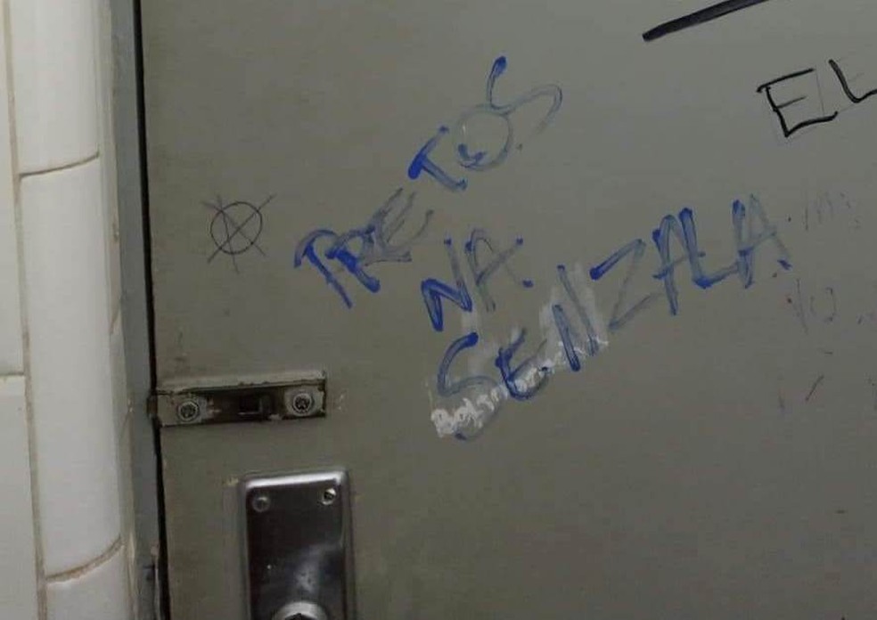 UFSM acionou a Polícia Federal após encontrar as mensagens — Foto: UFSM