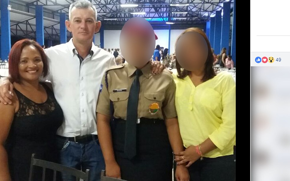 Luzinete Soares de Oliveira e o marido, Adolfo Henrique Rohde (Foto: Facebook/Reprodução)
