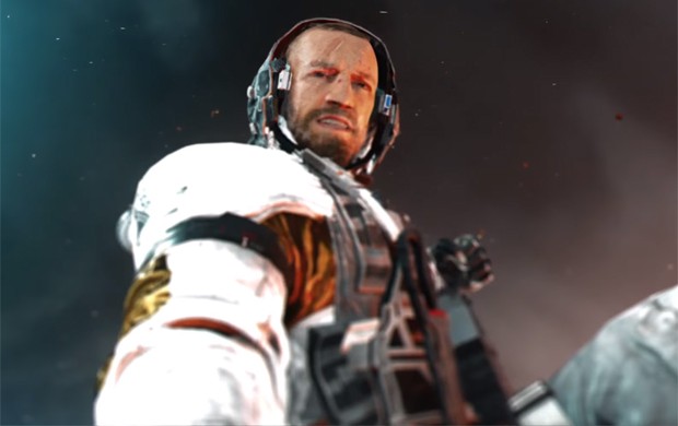 Conor McGregor interpreta vilão no game de tiro 'Call of Duty: Infinite Warfare' (Foto: Reprodução/YouTube/Call of Duty)