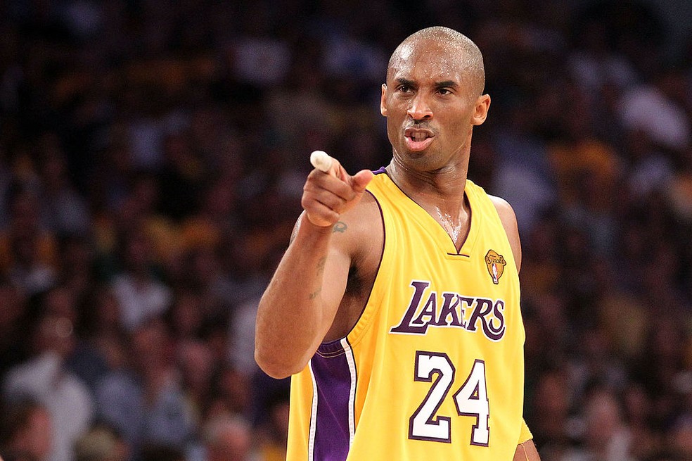 Kobe Bryant, astro do Los Angeles Lakers — Foto: Ronald Martinez/Getty Images