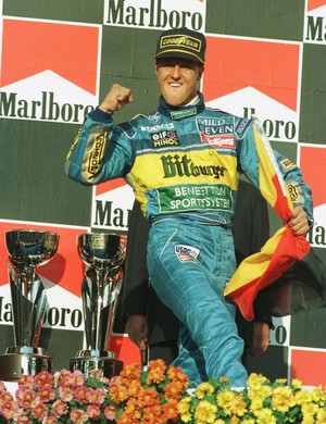 Bicampeonato de Michael Schumacher com a Benetton foi conquistado em cenário mais tranquilo que no ano anterior (Foto: Getty Images)