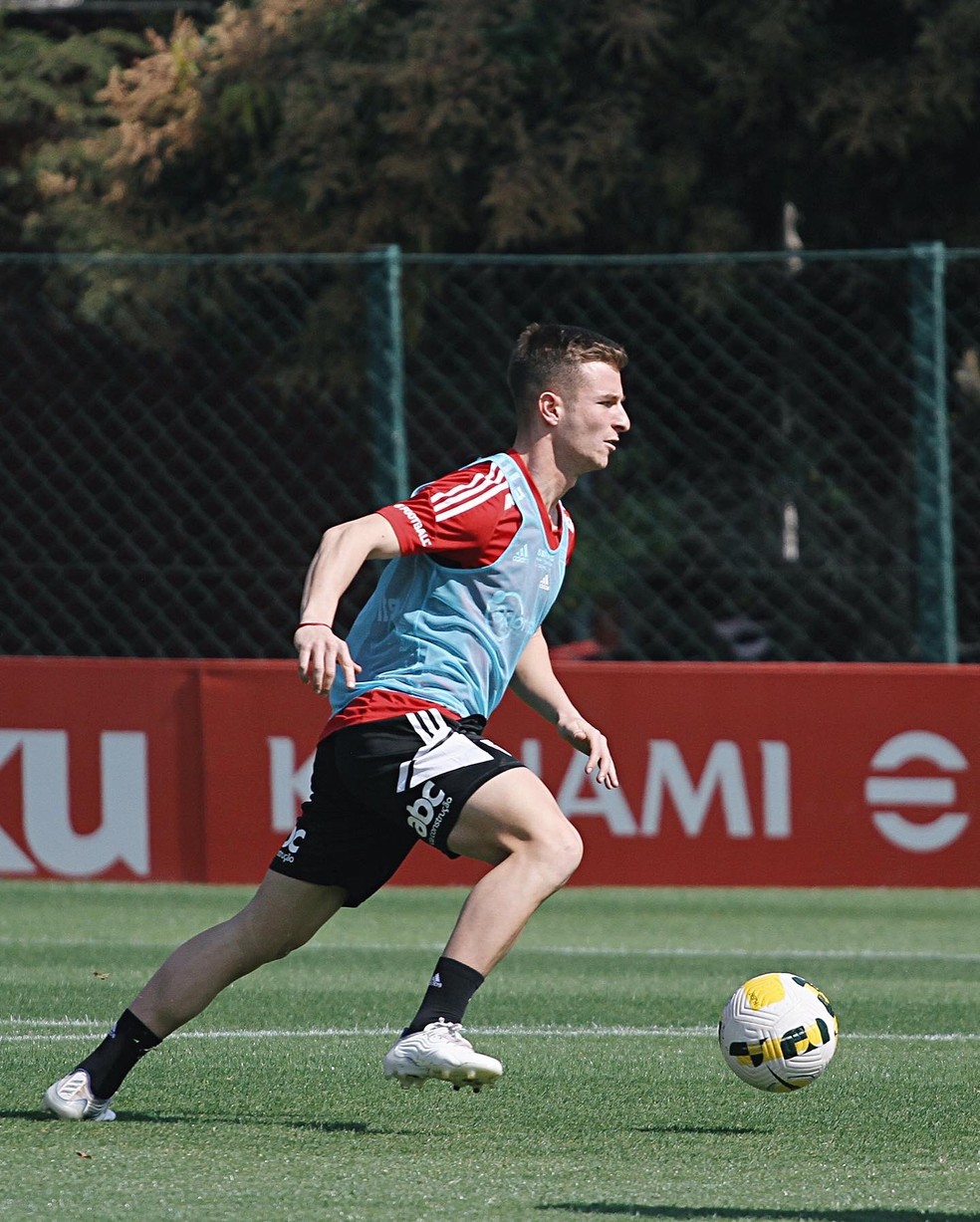 Galoppo em treino do São Paulo — Foto: Divulgação