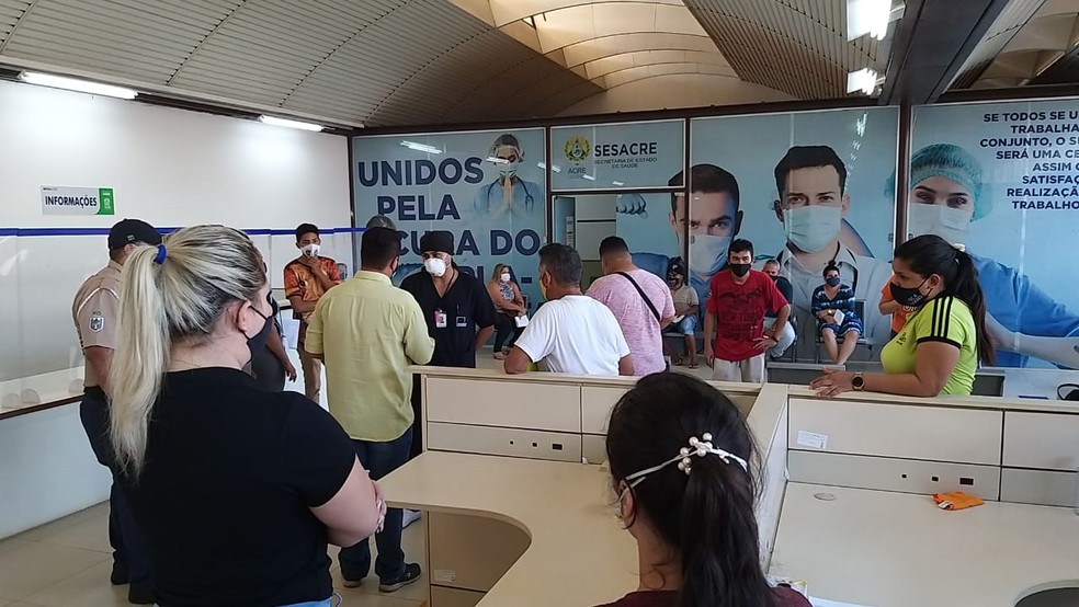 Atendimentos no Into triplicaram desde a última semana de outubro de 2020 — Foto: Eldério Silva/Rede Amazônica Acre