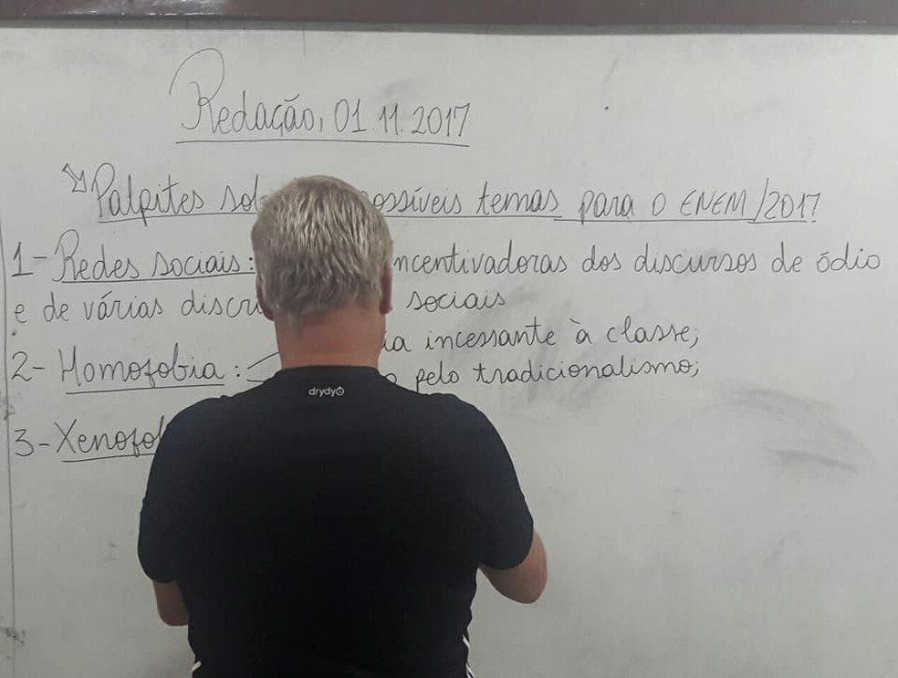 Professor é mestre em educação e especialista em gestão escolar (Foto: Marcos Luís/Arquivo Pessoal)