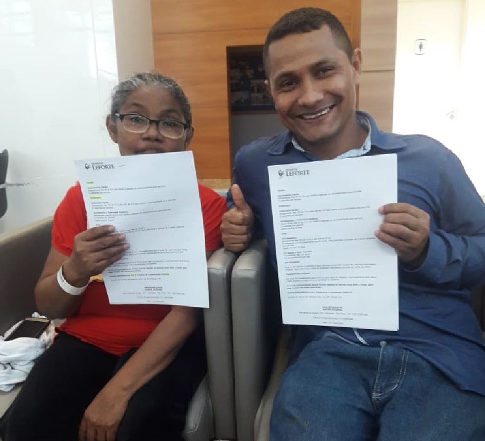 ApÃ³s filho doar parte do fÃ­gado para mÃ£e, mulher comemora data no AC: âme deu a vida de voltaâ â Foto: Arquivo pessoal 