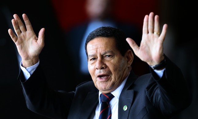 O vice-presidente Hamilton Mourão